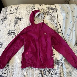 The North Face Women's Hooded Rain Jacket - Fuchsia